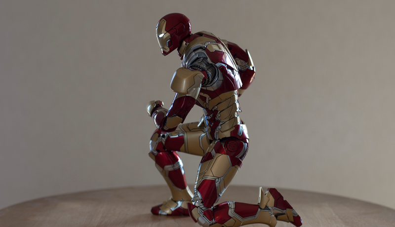 Illustration for article titled Metallic Iron Man Figures Are the Best Iron Man Figures